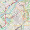 Trace GPS Metz - Entre le fort de Bellecroix et l'ïle du Saulcy, itinéraire, parcours