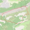 Trace GPS Sainte Baume - Départ Riboux, itinéraire, parcours