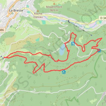 Trace GPS Col du Brabant, lac des Corbeaux, étang de Sèchemer, col de la Vierge, itinéraire, parcours