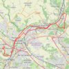 Trace GPS Cergy-Mery par les bords de l'Oise, itinéraire, parcours