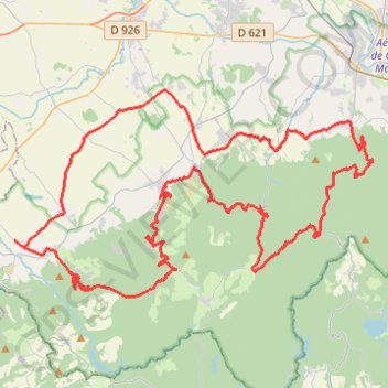 Trace GPS Sorèze (82,4 km), itinéraire, parcours