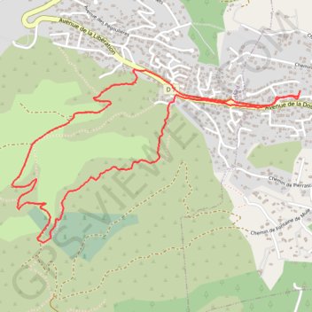 Trace GPS Peypin - Mau Vallon, itinéraire, parcours