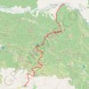Trace GPS Traversée Loarre - Rasal, itinéraire, parcours