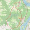 Trace GPS Autour d'Arras-sur-Rhône par Ozo, itinéraire, parcours