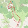 Trace GPS Goulier - Pique d'Endron, itinéraire, parcours