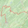Trace GPS De Saint-Claude à La Cure, itinéraire, parcours