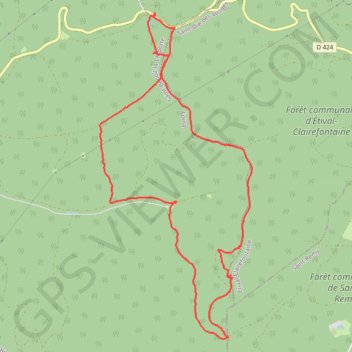 Trace GPS Col de la Chipotte, itinéraire, parcours