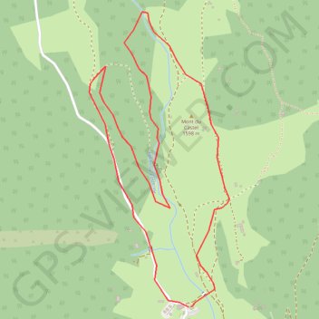 Trace GPS Le Plateau, itinéraire, parcours