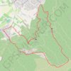 Trace GPS Par la Gorge de Badarel et les Rochers de Baude, itinéraire, parcours