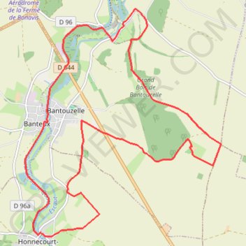 Trace GPS Un détour par Honnecourt - Abbaye de Vaucelles, itinéraire, parcours