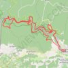 Trace GPS trail des gorges de l'Ardèche 2017 (non officiel), itinéraire, parcours