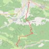 Trace GPS De Montségur à Lavelanet, itinéraire, parcours