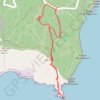 Trace GPS Cap Sicié - Pointe, itinéraire, parcours