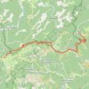 Trace GPS Grande Traversée de l'Hérault - itinéraire Nord - de Servies à Fagairolles, itinéraire, parcours