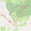 Trace GPS Etang Bleu pic des 3 Seigneurs, itinéraire, parcours