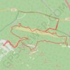 Trace GPS Croix Saint-Jérôme - Fontainebleau, itinéraire, parcours