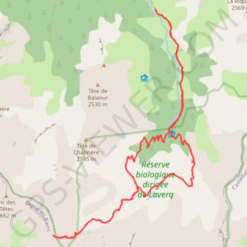 Trace GPS Laverq-Eaux Tortes, itinéraire, parcours