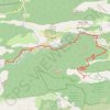 Trace GPS Aiglun - le Pous (Grande Traversée des PréAlpes), itinéraire, parcours