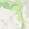 Trace GPS Le Lac de la Plagne, itinéraire, parcours