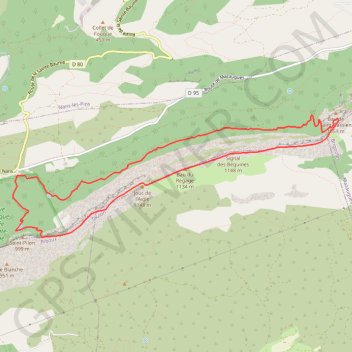 Trace GPS Le Saint Pilon Sainte Baume, itinéraire, parcours