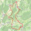 Trace GPS Salins les Bains et le chemin des Gabelous, itinéraire, parcours