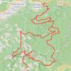 Trace GPS Sommets du Marsaou et des Suvières, itinéraire, parcours