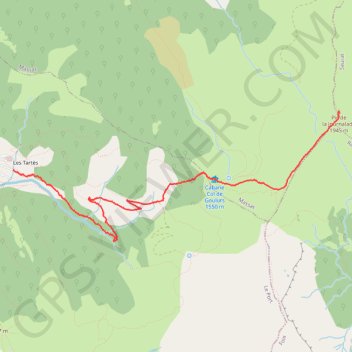 Trace GPS Pic de la Journalade, itinéraire, parcours