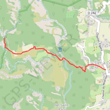 Trace GPS Ilet Grand Coude - Cilaos, itinéraire, parcours