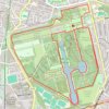 Trace GPS Premiere course à pied à Sceaux (27/01/2024), itinéraire, parcours