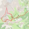 Trace GPS Vieux Chaillol par vallée du Tourrond, itinéraire, parcours