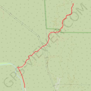 Trace GPS Black Star Canyon Falls, itinéraire, parcours