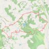 Trace GPS Entre Maumont et Sourdoire - Saint-Julien-Maumont - Pays de la vallée de la Dordogne Corrézienne, itinéraire, parcours