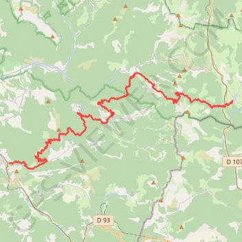 Trace GPS Les Chemins du Soleil - Rando jour 2, itinéraire, parcours