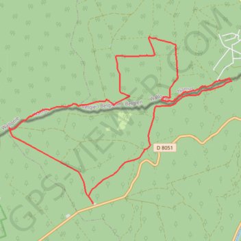 Trace GPS Maison Brûlée - Rocroi - Hargnies, itinéraire, parcours
