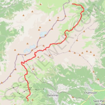 Trace GPS Tour des Muverans J3, itinéraire, parcours