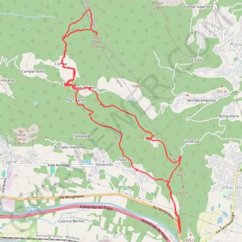 Trace GPS Rocca Sella (Val Susa Bassa), itinéraire, parcours