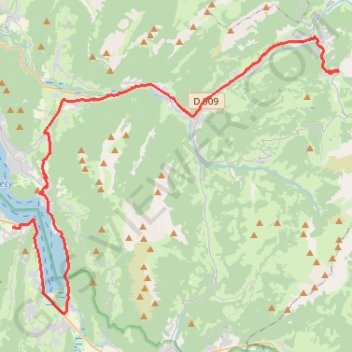 Trace GPS 6-5008-ski maison, itinéraire, parcours