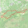 Trace GPS Le Groseau depuis Malaucène, itinéraire, parcours