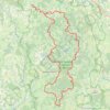 Trace GPS Le tour du Morvan, itinéraire, parcours