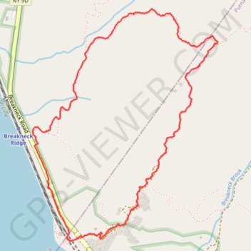 Trace GPS Breakneck Trails Loop, itinéraire, parcours
