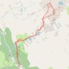 Trace GPS Lacs laramon serpent, pic du lac blanc (névache), itinéraire, parcours