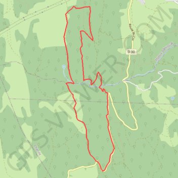 Trace GPS Route de Richemond - Charmette - Barvier - Col de Richemond, itinéraire, parcours