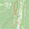 Trace GPS DE RENCUREL(38680) au Pas du Follet, itinéraire, parcours