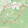 Trace GPS De Bonnieux à la Grotte des Brigands entre les 2 Luberons, itinéraire, parcours