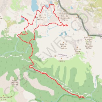 Trace GPS Lacs des Bresses, itinéraire, parcours