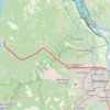 Trace GPS Piste cyclable Bordeaux - Lacanau, itinéraire, parcours