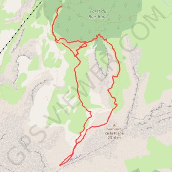 Trace GPS Pas du Follet en boucle depuis la Cabane de l'Avalanche (Dévoluy), itinéraire, parcours