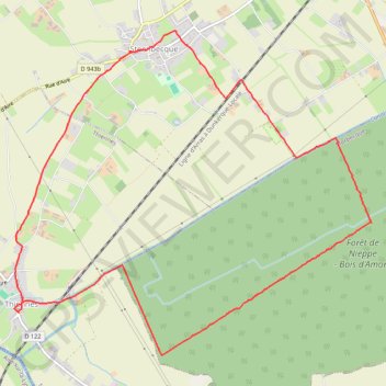 Trace GPS Bois d'Amont, itinéraire, parcours