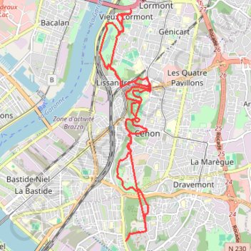 Trace GPS Running, itinéraire, parcours