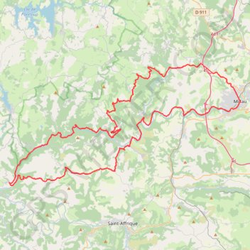 Trace GPS Les berges du Tarn, itinéraire, parcours